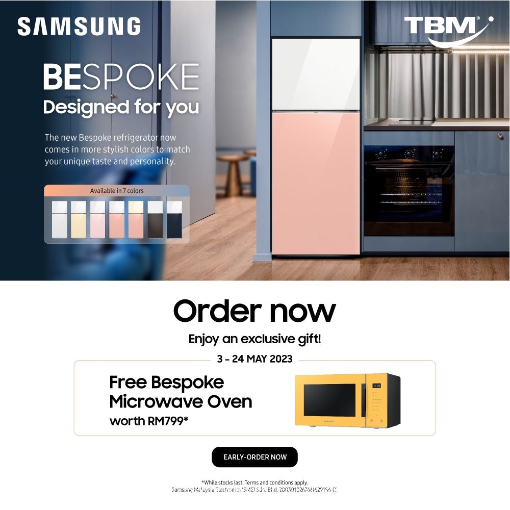 TBM x Samsung New Bespoke Refrigerator