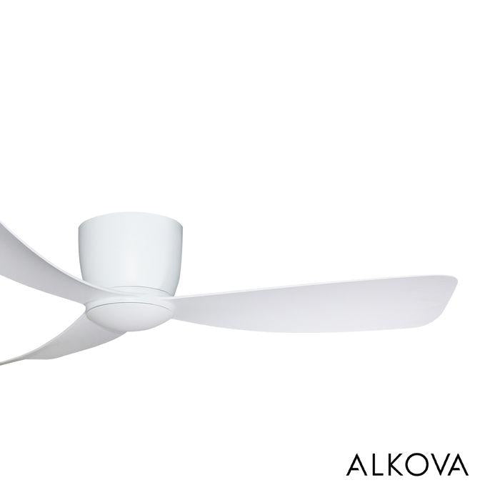 Alpha Alkova MILI-3B/52 LED HG MATT WHITE Ceiling Fan 52" 3 Blades Matt White