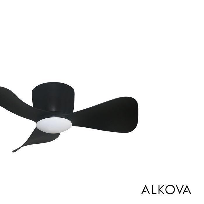 Alpha Alkova MILI-3B/33 LED HG MATT BLACK Ceiling Fan 33" 3 Blades Matt Black