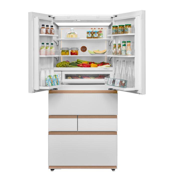 Toshiba GR-RM919WI-PGX(B3) 684L 6 Doors Fridge Japandi Artisan Fuji White