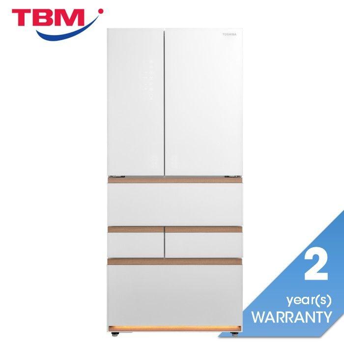 Toshiba GR-RM919WI-PGX(B3) 684L 6 Doors Fridge Japandi Artisan Fuji White
