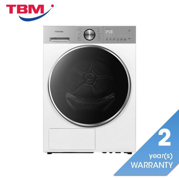 Toshiba TD-T33B120HWM(WS) 11.0kg Heat Pump Dryer Inverter White Silver