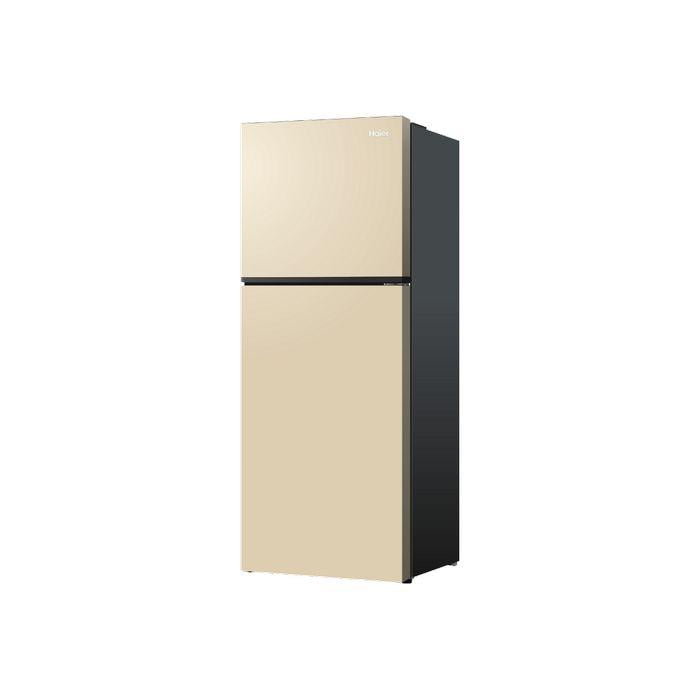 Haier 2 Doors Fridge 240L Non-Inverter Metal Finishing Beige