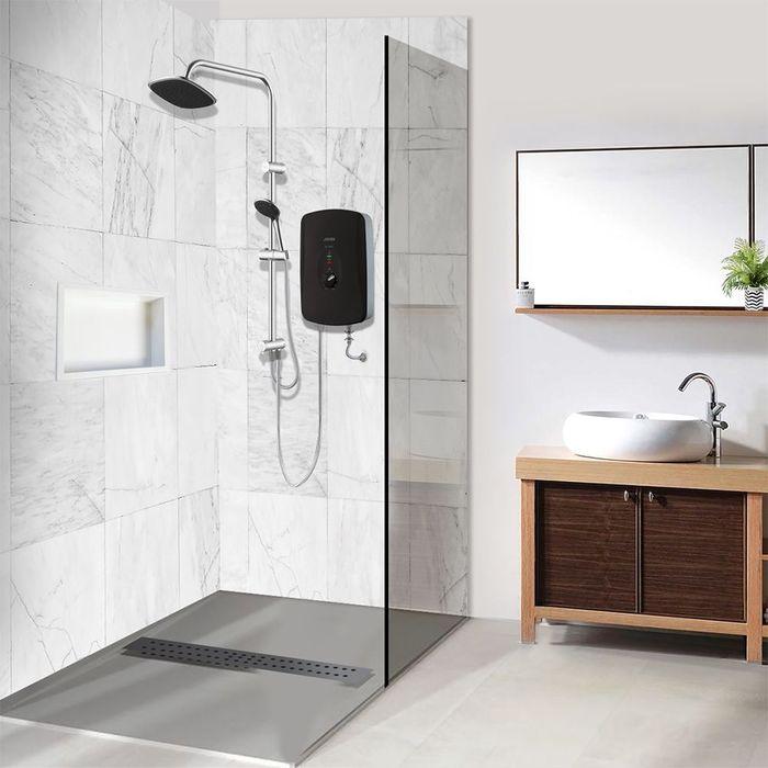 Joven SL30 IP R/S BLACK Home Shower Rain Shower With DC Pump Black