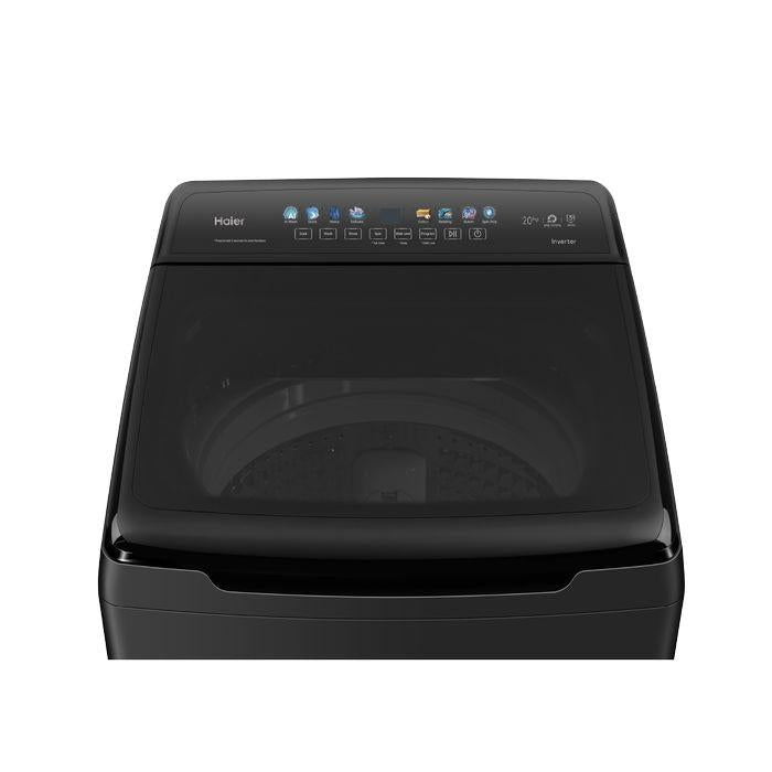 Haier HWM200-B2158B Top Load Washer 20kg DM Inverter Motor Glass Lid Fully Auto