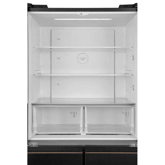 Toshiba GR-RF531WI-PMY(60E) G530L 4 Doors Fridge French Door Inverter Andes Grey