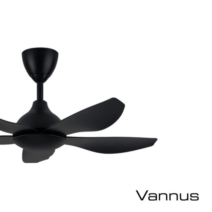 Alpha Vannus SENI-5B/40 MATT BLACK Ceiling Fan 40" 5 Blades Matt Black