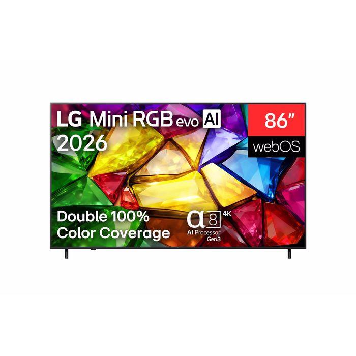LG 86MRGB86BSA 86" Mini RGB evo Ai MRGB86 4k Smart TV 2026
