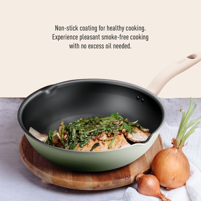 Tefal G17964 Cookware SO Matcha Deep Frypan 24cm