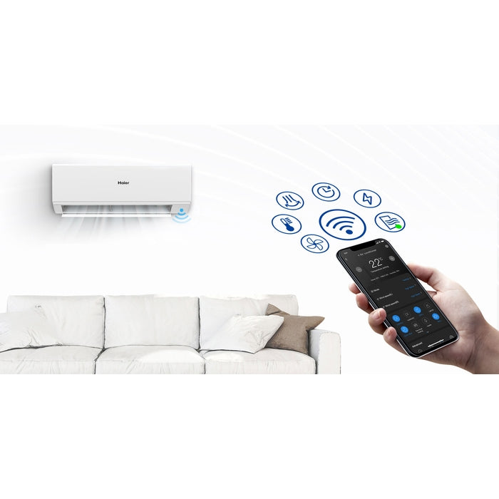 Haier IN:HSU-10VRA22 Air Cond 1.0HP Smart Inverter UV Cool Smart R32