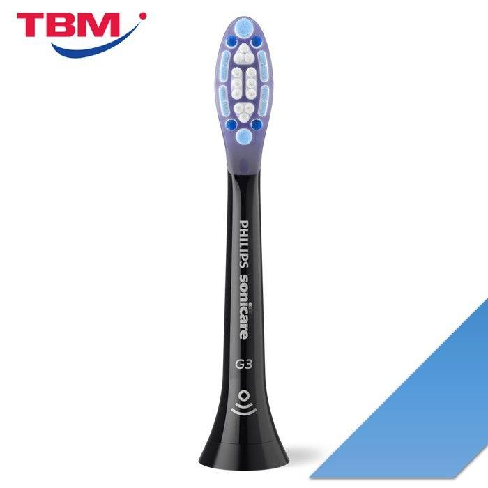 Philips HX9052/91 Sonicare G3 Premium Gum 2-Pack Brush Heads Black