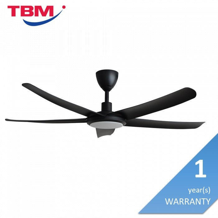 Alkova PAZION G2-5B/56 LED MATT BLACK Ceiling Fan 5 Blades 56" LED Matt Black