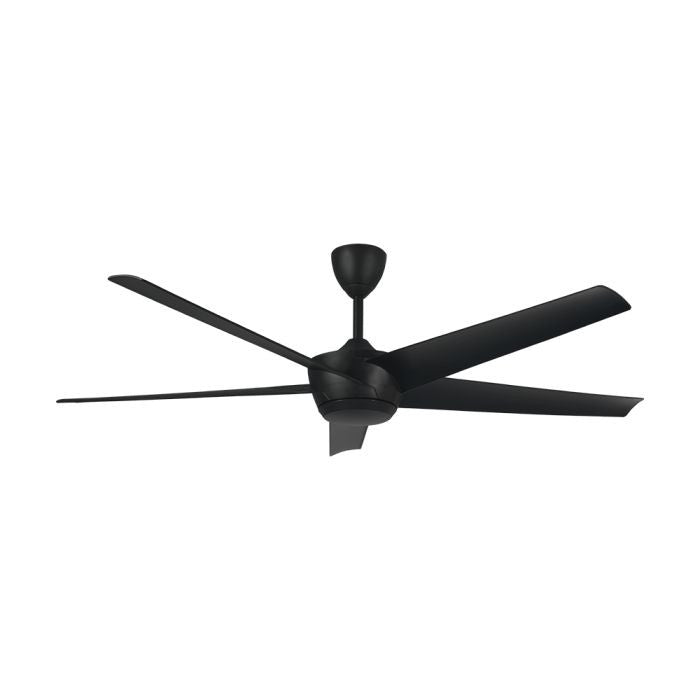 Alkova AMAZE - 5B/66 MATT BLACK 66" Ceiling Fan 5 Blades Matt Black | TBM Online