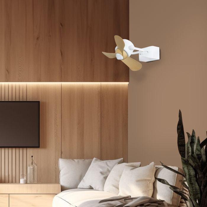 Alkova KONA W - 3B/16 ROSE GOLD/MW 16" Ceiling Fan 3 Blades Rose Gold Matt White | TBM Online
