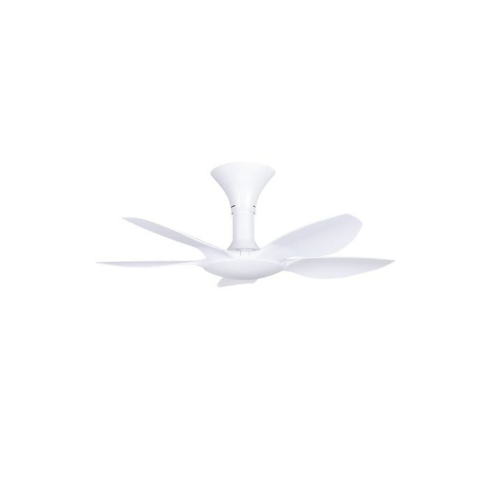 Alpha AX70 5B/40 MATT WHITE Ceiling Fan 40'' 5 Blades With Remote Matt White | TBM Online