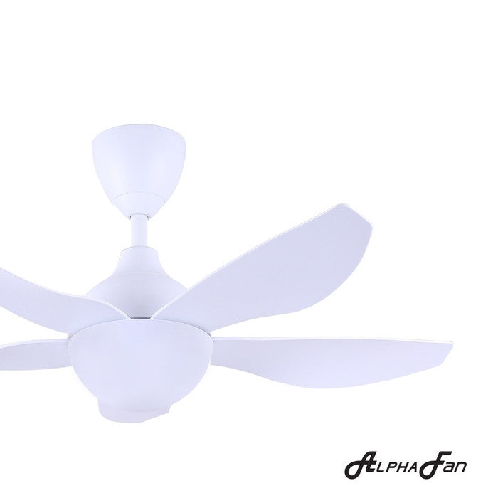 Alpha AX80 - 5B/40 MATT WHITE Ceiling Fan 40" 5 Blades Matt White | TBM Online