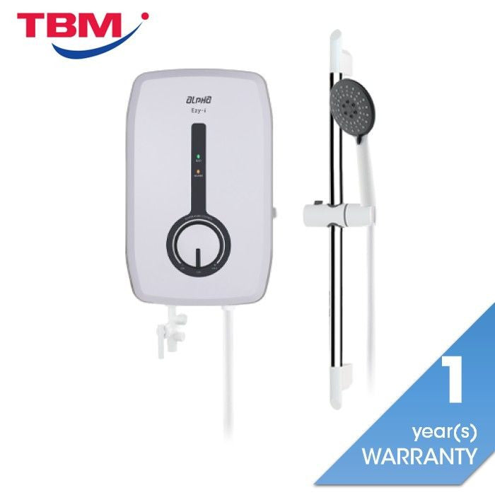 Alpha EZY - I IVORY WHITE Home Shower Double Relay Elsd Auto Test Dc Pump White | TBM Online