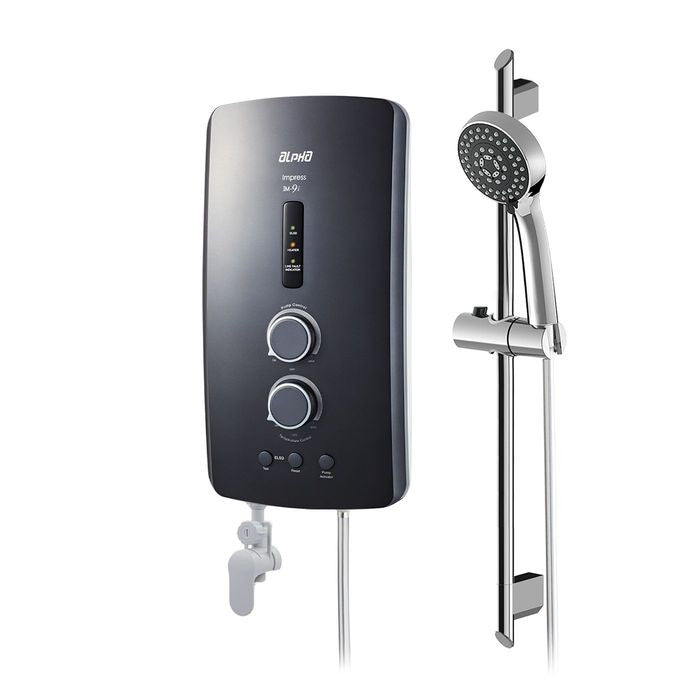 Alpha IM - 9E METAL BLACK (M - G11) Home Shower Metal Black | TBM Online