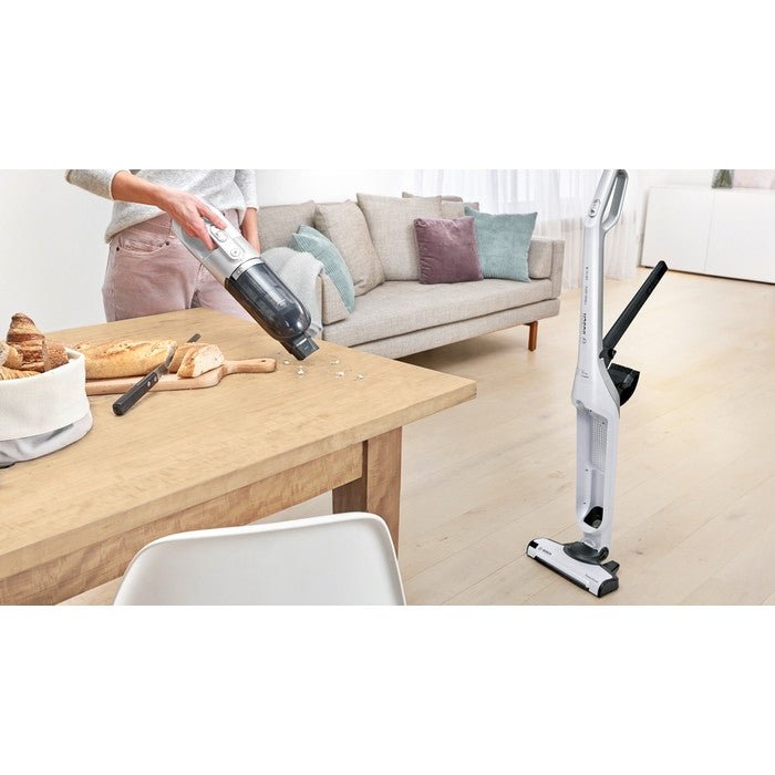 Bosch BCH3P2301 Handstick Vacuum Series 4 Flexxo 23.0V 2 In 1 Polar White Metallic | TBM Online