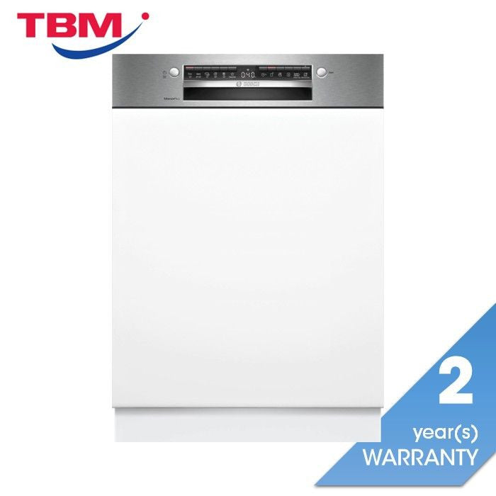 Bosch SMI4EVS08E Semi Integrated Dishwasher 60cm Stainless Steel | TBM Online