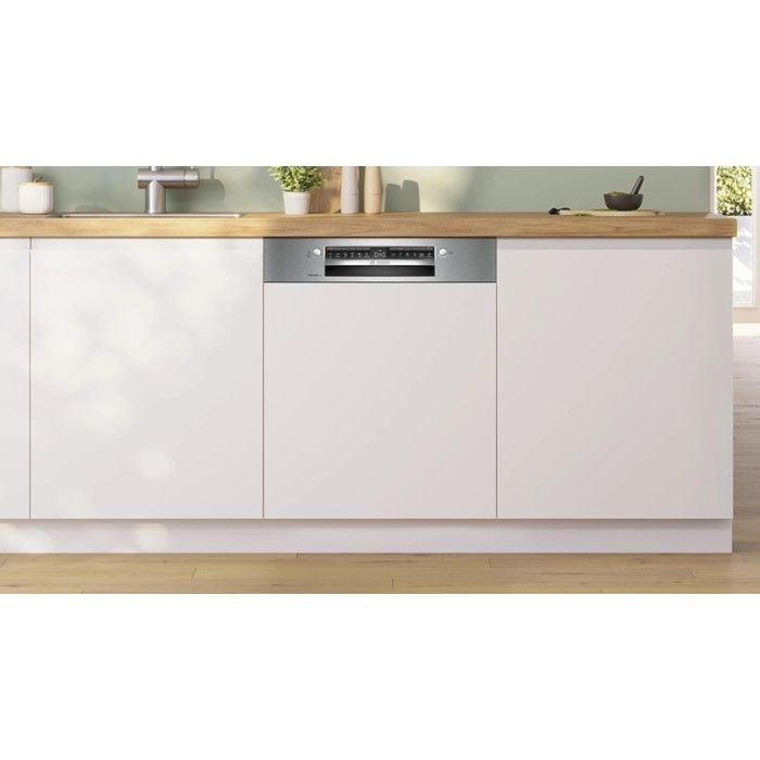 Bosch SMI4EVS08E Semi Integrated Dishwasher 60cm Stainless Steel | TBM Online