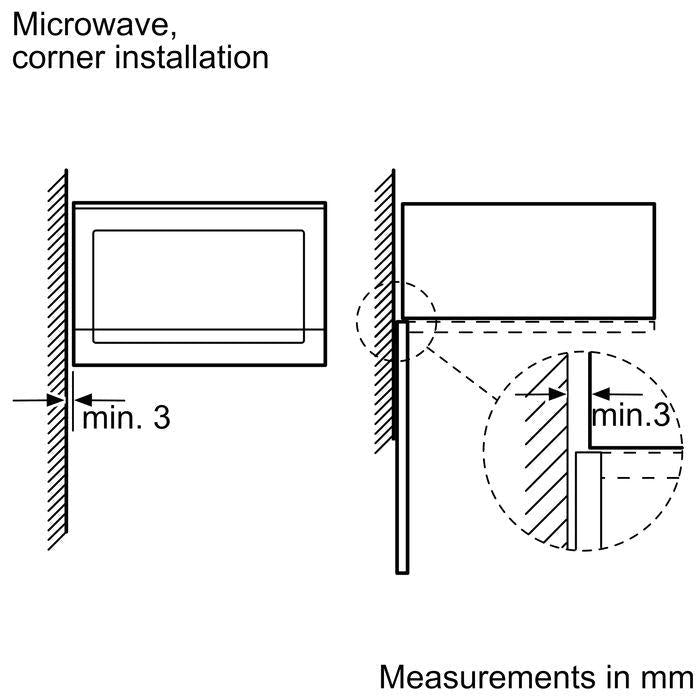 Bosch BEL554MB2M 25L Built-In Microwave Oven Series 6 | TBM Online