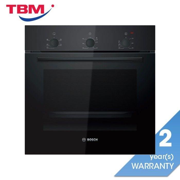Bosch HBF011BA1H 71L Built-In Oven Black Series 2 | TBM Online