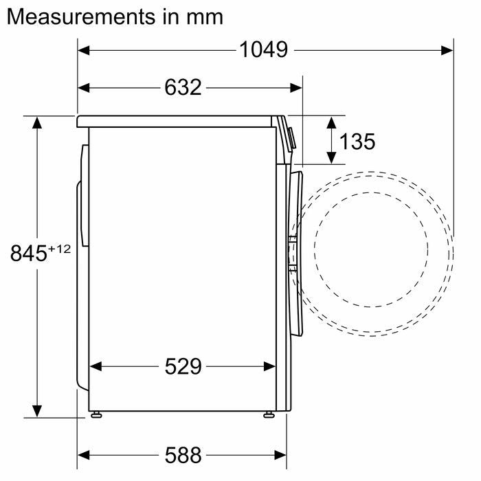 Bosch WGA14400SG Front Load Washer 1400RPM 9.0kg | TBM Online