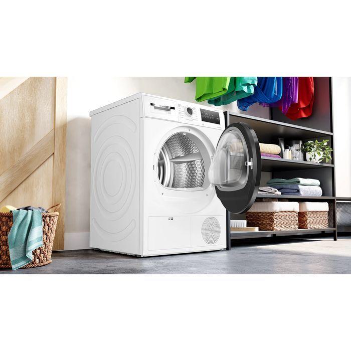 Bosch WTH85008SG Heat Pump Dryer 8kg White | TBM Online