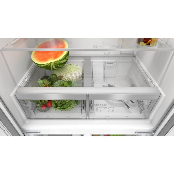 Bosch KMC85LEEA 4 Doors Fridge French Door Bottom Mount 547L Grey | TBM Online
