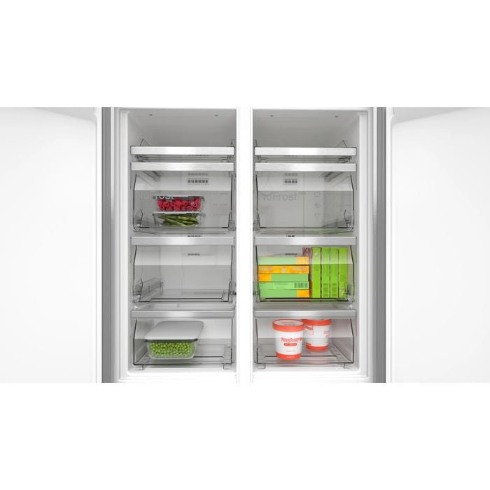 Bosch KMC85LEEA 4 Doors Fridge French Door Bottom Mount 547L Grey | TBM Online