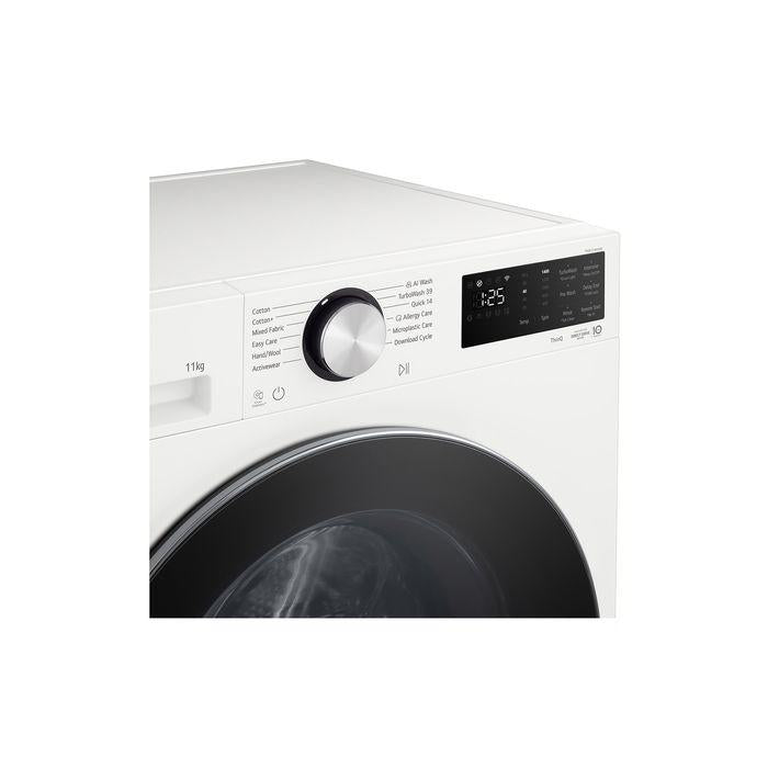 LG FX1411S5W 11kg Front Load Washer With AI Wash And TurboWash™ 360