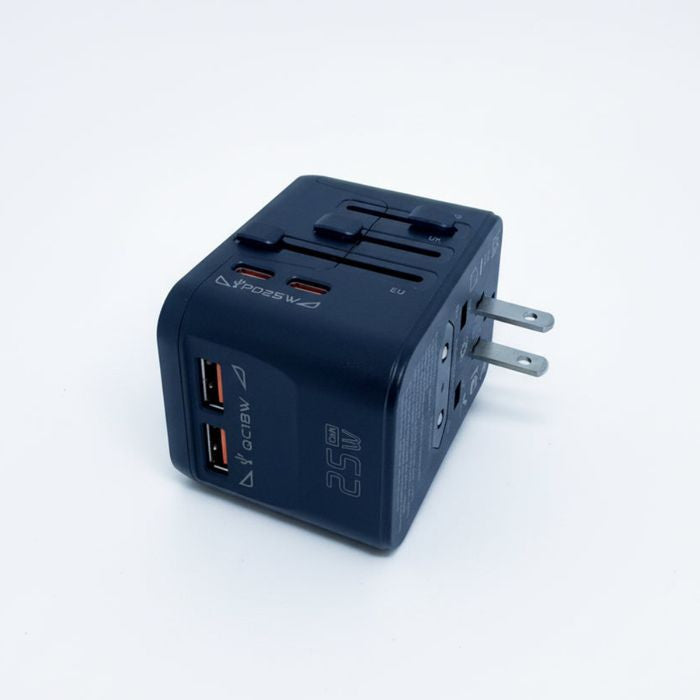 CE Integrated CE - HHT521 Universal Travel Adapter USB 2 Type - A + 2 Type - C | TBM Online