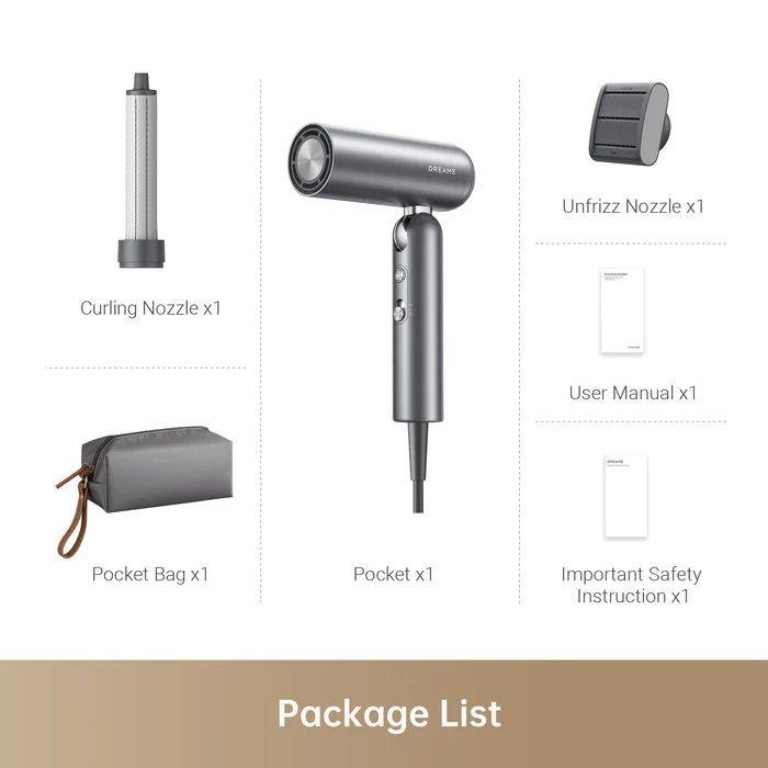Dreame Pocket High-Speed Hair Dryer Space Gray | TBM Online
