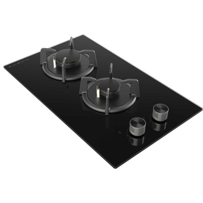 Electrolux EHG3241BC Domino Hob 2 Burners Glass With Cast Iron Trivet | TBM Online