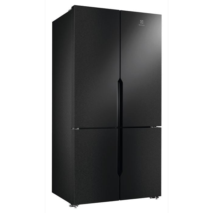 Electrolux EQE5700C - B 4 Doors Fridge G634L AI CoolAssist Matt Black | TBM Online