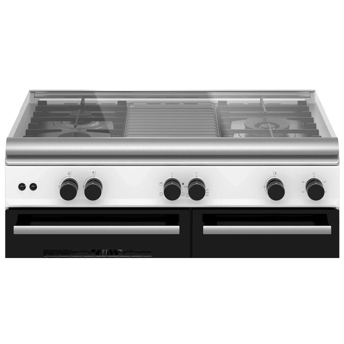 Electrolux ECG932W Freestanding Cooker With Gas Hob 90cm and 62L Electric Oven | TBM Online