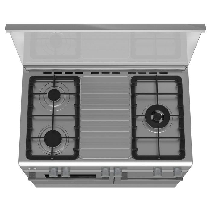 Electrolux ECM932X Freestanding Cooker With Gas Hob 90cm and Electric Oven 62L | TBM Online