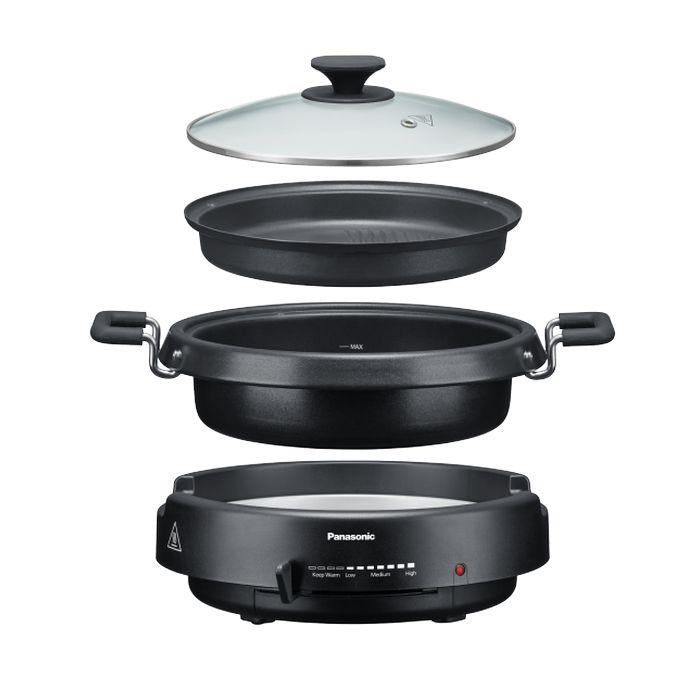 Panasonic NF-MF701KSK Electric Hot Pot With Grill 3.5L 2-in-1 Versatile Cooking