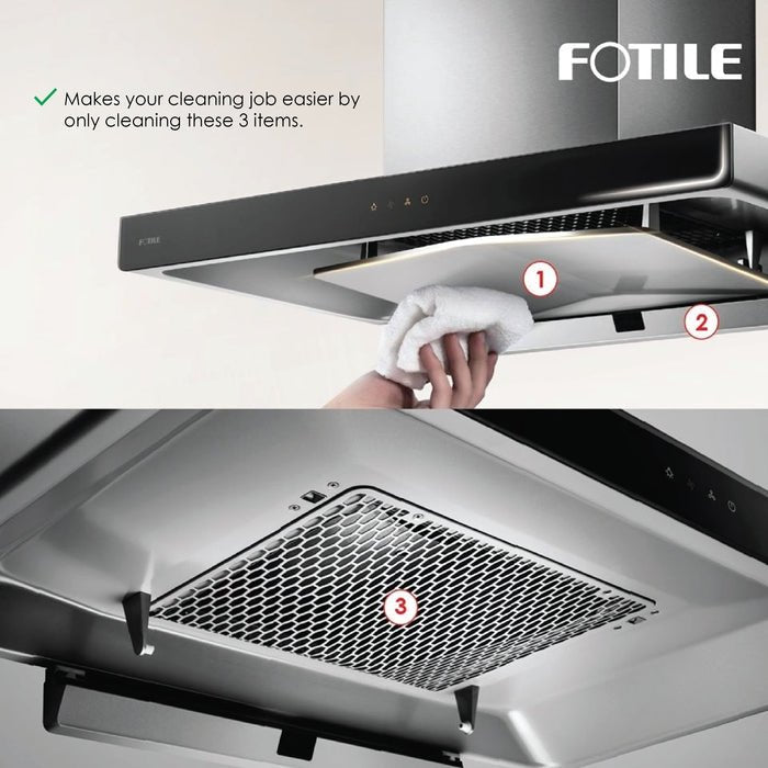 Fotile EMS9028S Cooker Hood 90cm 1500 M3/HR | TBM Online