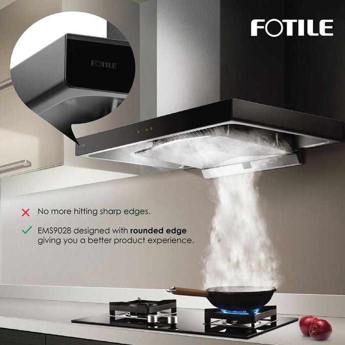 Fotile EMS9028S Cooker Hood 90cm 1500 M3/HR | TBM Online