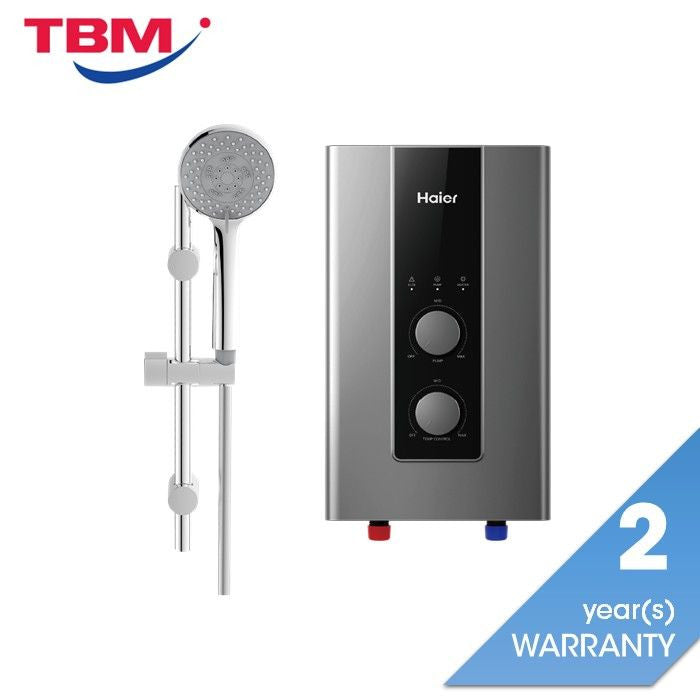 Haier EI38M - FP1S(MY) Instant Water Heater 3800W DC Inverter Pump Dark Grey | TBM Online