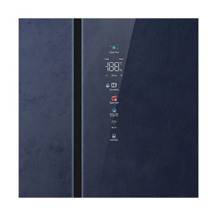 Haier HRF - IM618AG(GL)U1 4 Door Fridge Glass Finishing Twin Inverter | TBM Online