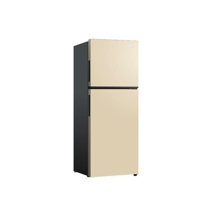 Haier 2 Doors Fridge 240L Non-Inverter Metal Finishing Beige | TBM Online