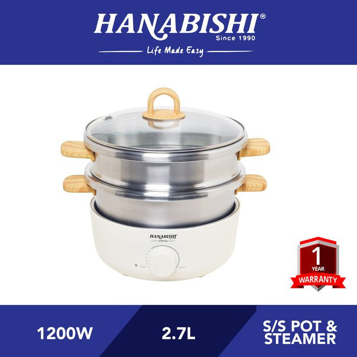 Hanabishi HA1323SG Multicooker 1200W 2.7L | TBM Online