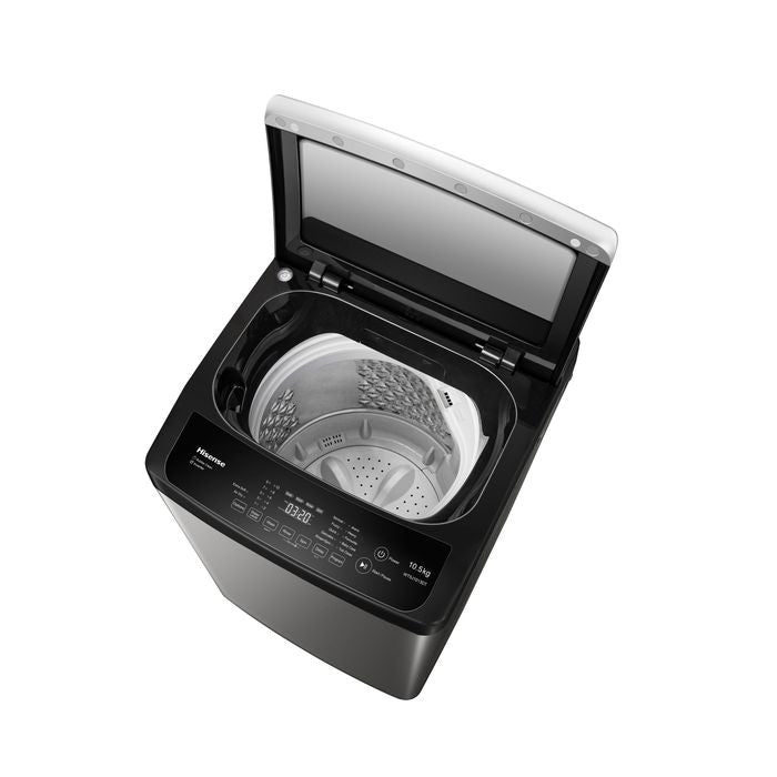 Hisense WT5J1313DT Top Load Washer 13Kg DD Inverter Glass Door | TBM Online