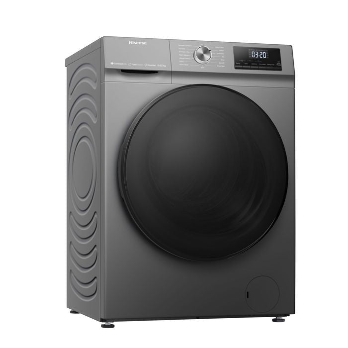 Hisense WD3Q1043BT Front Load Washer 10.5kg And Dryer 7.0kg Inverter Black | TBM Online