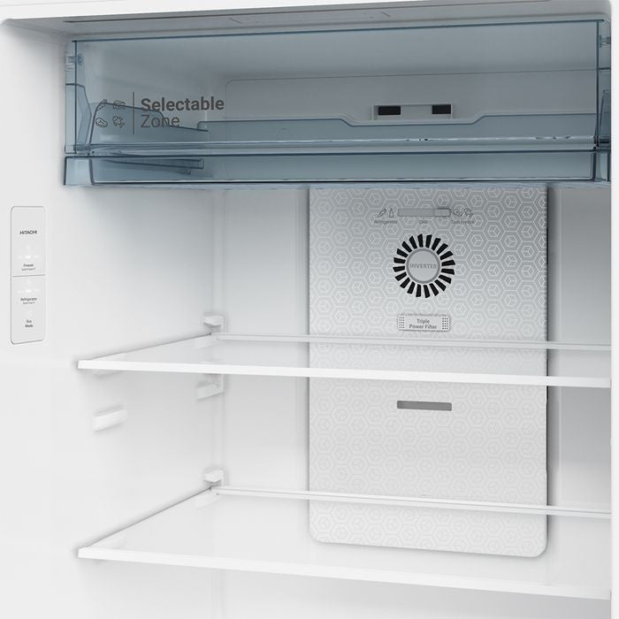 Hitachi HRTN6443SBBKMY 2 Doors Fridge G443L Grand Carbon Line | TBM Online