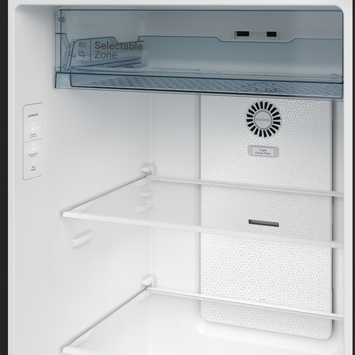 Hitachi HRTN6443SGBKMY 2 Doors Fridge G443L Inverter Compressor Glass Door | TBM Online