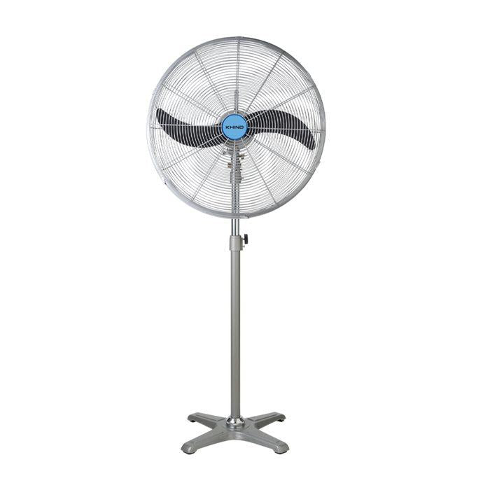 Khind SF2602 Industrial Stand Fan 26" Built-In Safety Thermal Fuse Grey | TBM Online